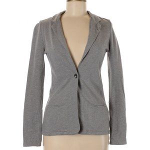 Hartford Grey Single Button Sweater Blazer w/ Pockets - Size 3